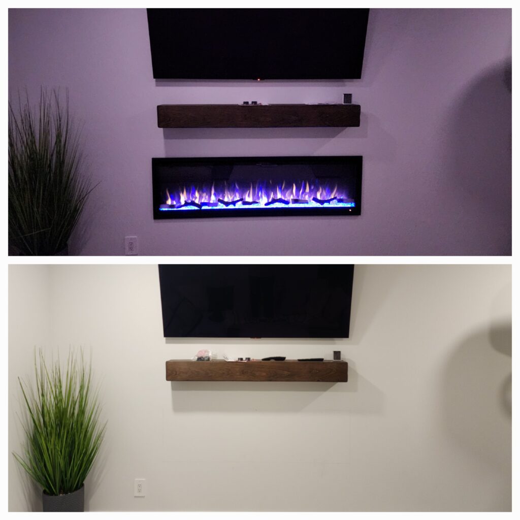 Electric Fireplace Install